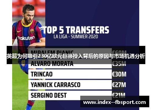 英超为何吸引230亿欧元巨额投入背后的原因与市场机遇分析